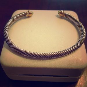 David Yurman Small Peridot Cable Classics Bracelet